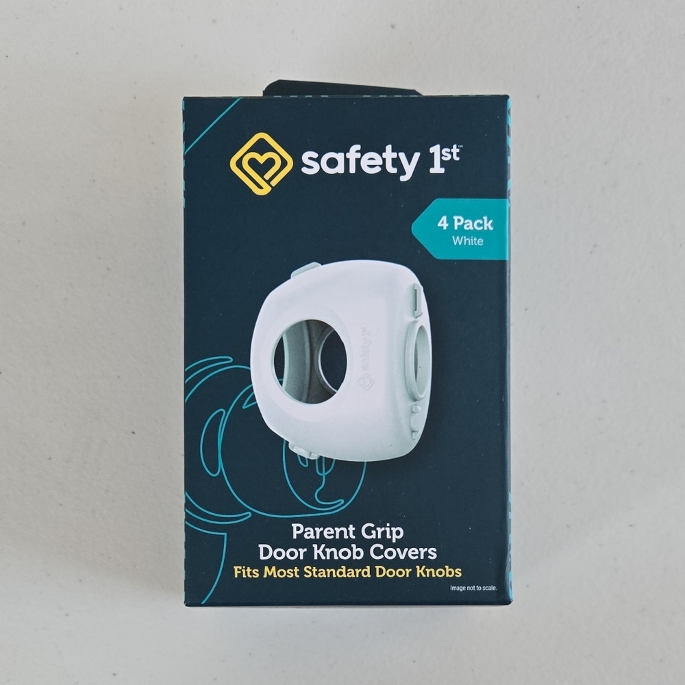 White Door Knob Covers - 3 Pack